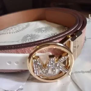 Michael kors ladies leather reversible monogram belt each s-l400.jpg main image 4